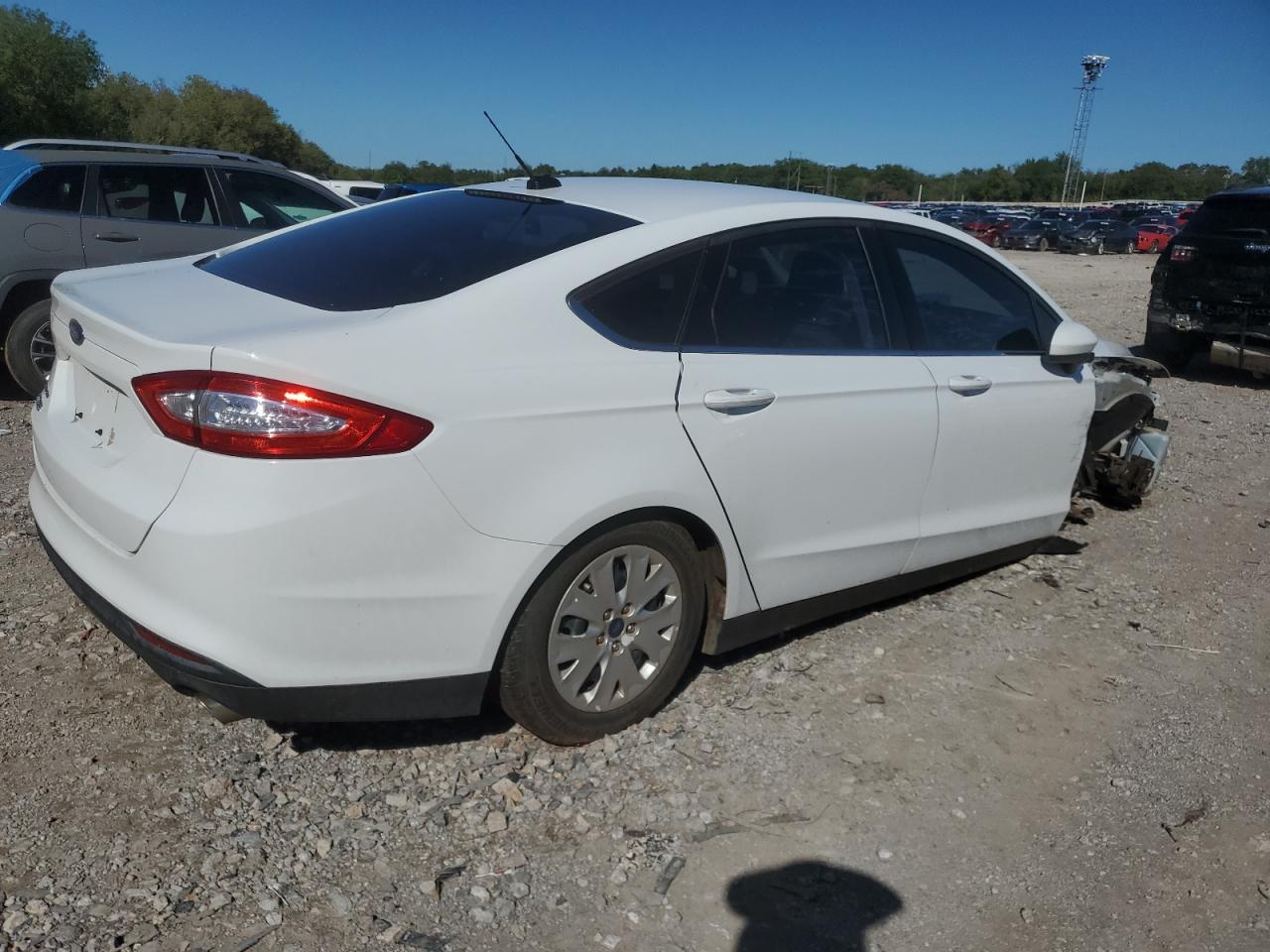 2013 Ford Fusion VIN 3FA6P0G71DR361273 Copart auction photo, front end / undercarriage damage thumbnail 3