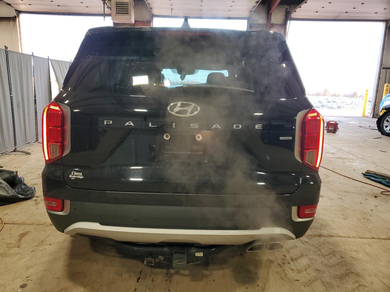 2021 Hyundai Palisade VIN KM8R4DHE1MU250196 Copart auction photo, front end damage thumbnail 6