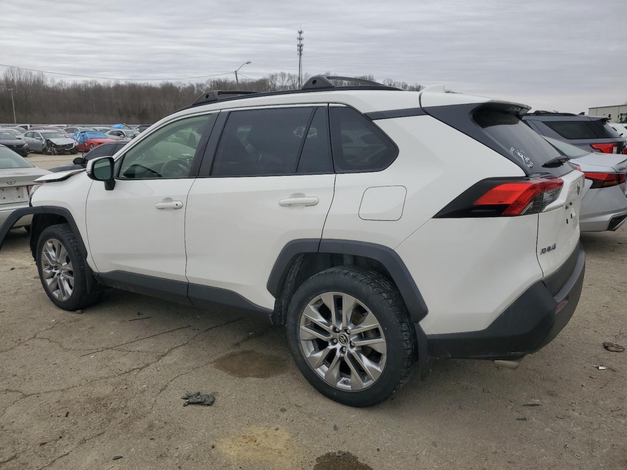2019 Toyota RAV 4 VIN JTMA1RFV1KD025915 Copart auction photo, front end / rear end damage thumbnail 2