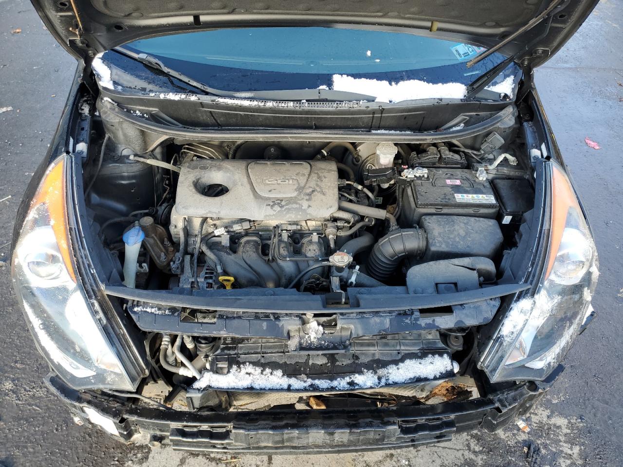 2016 KIA Rio VIN KNADN5A3XG6676193 Copart auction photo, front end / minor dent/scratches damage thumbnail 11