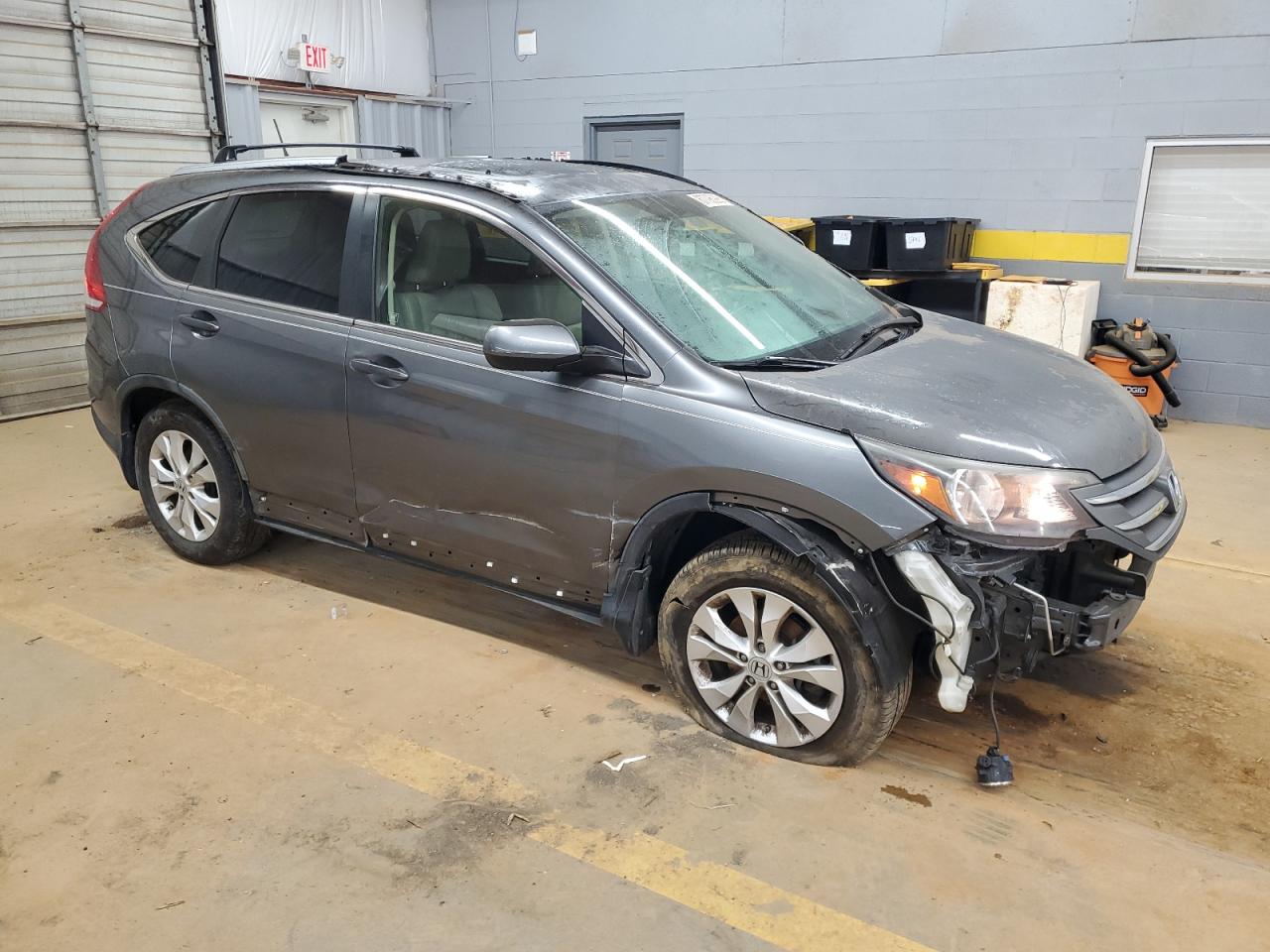 2012 Honda CR-V VIN JHLRM4H7XCC019780 Copart auction photo, front end / side damage thumbnail 4