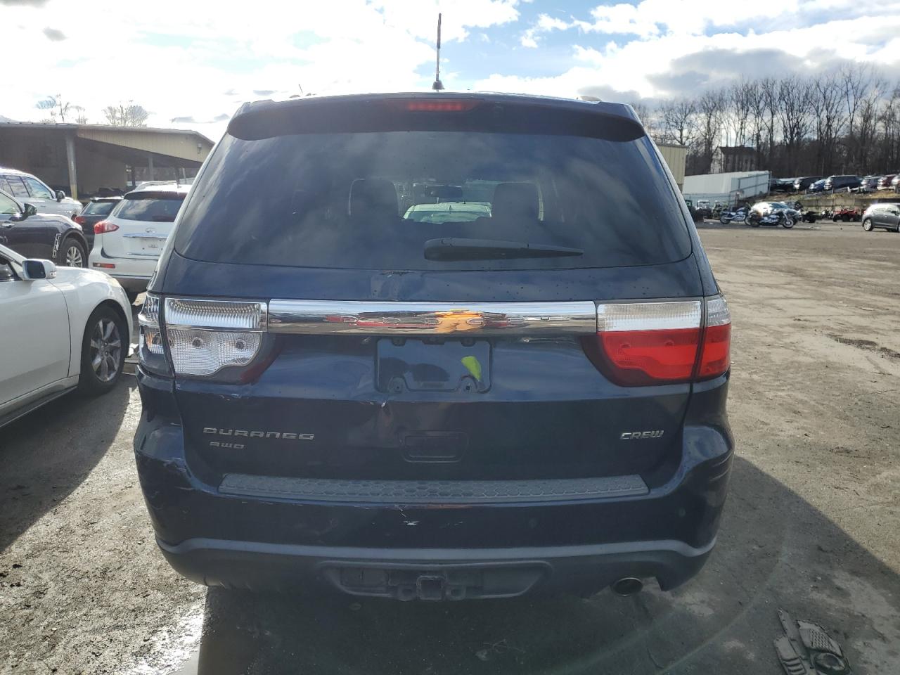 2013 Dodge Durango VIN 1C4RDJDG4DC604857 Copart auction photo, all over damage thumbnail 6