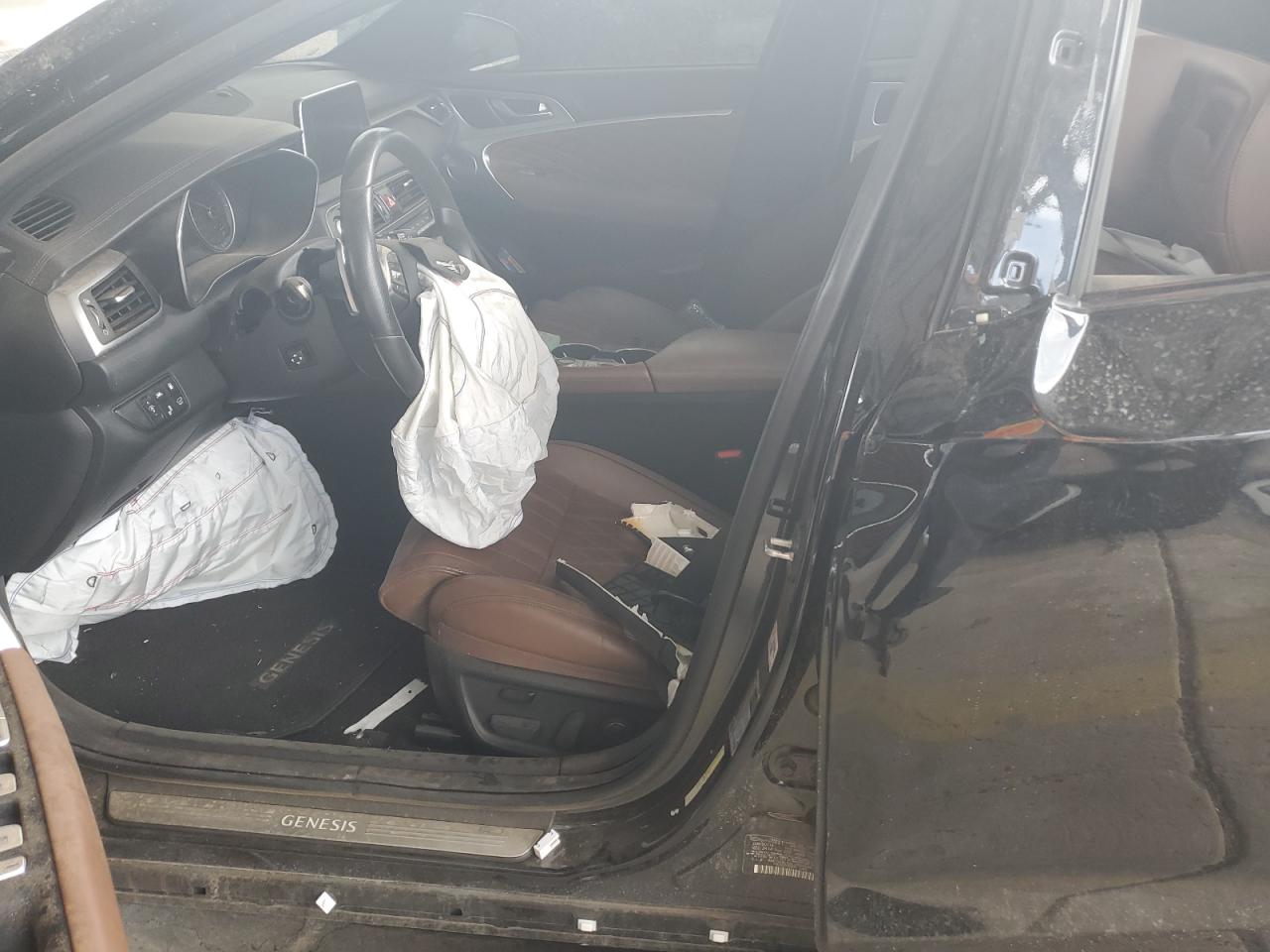 2020 Genesis G70 VIN KMTG34LE6LU050968 Copart auction photo, all over damage thumbnail 7