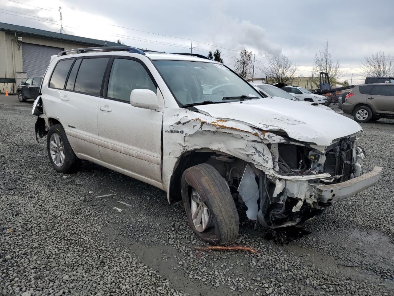 2007 Toyota Highlander VIN JTEEW21A770038824 Copart auction photo, all over damage thumbnail 4