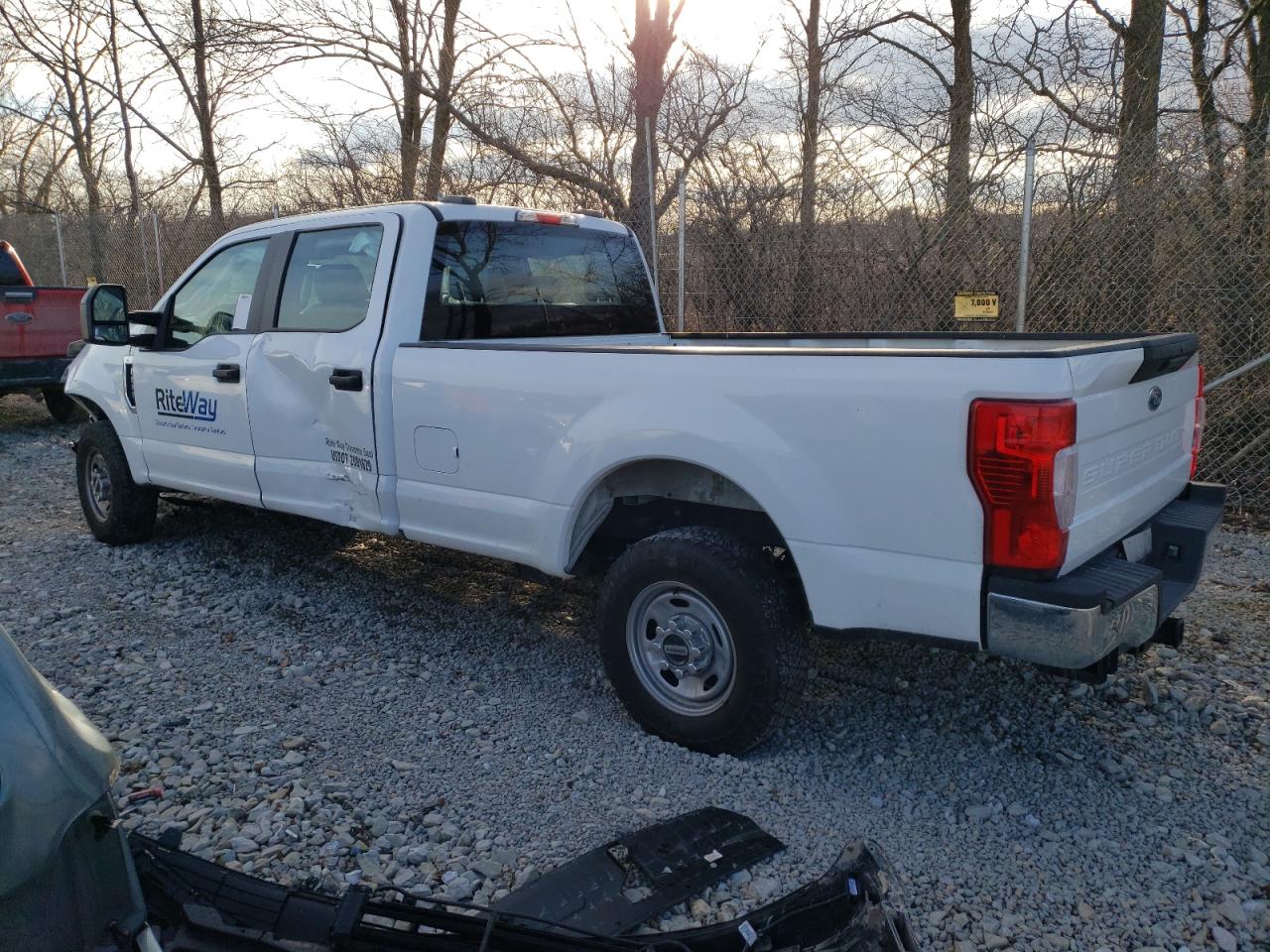 2022 Ford F250 VIN 1FT7W2A60NEC59187 Copart auction photo, front end / side damage thumbnail 2