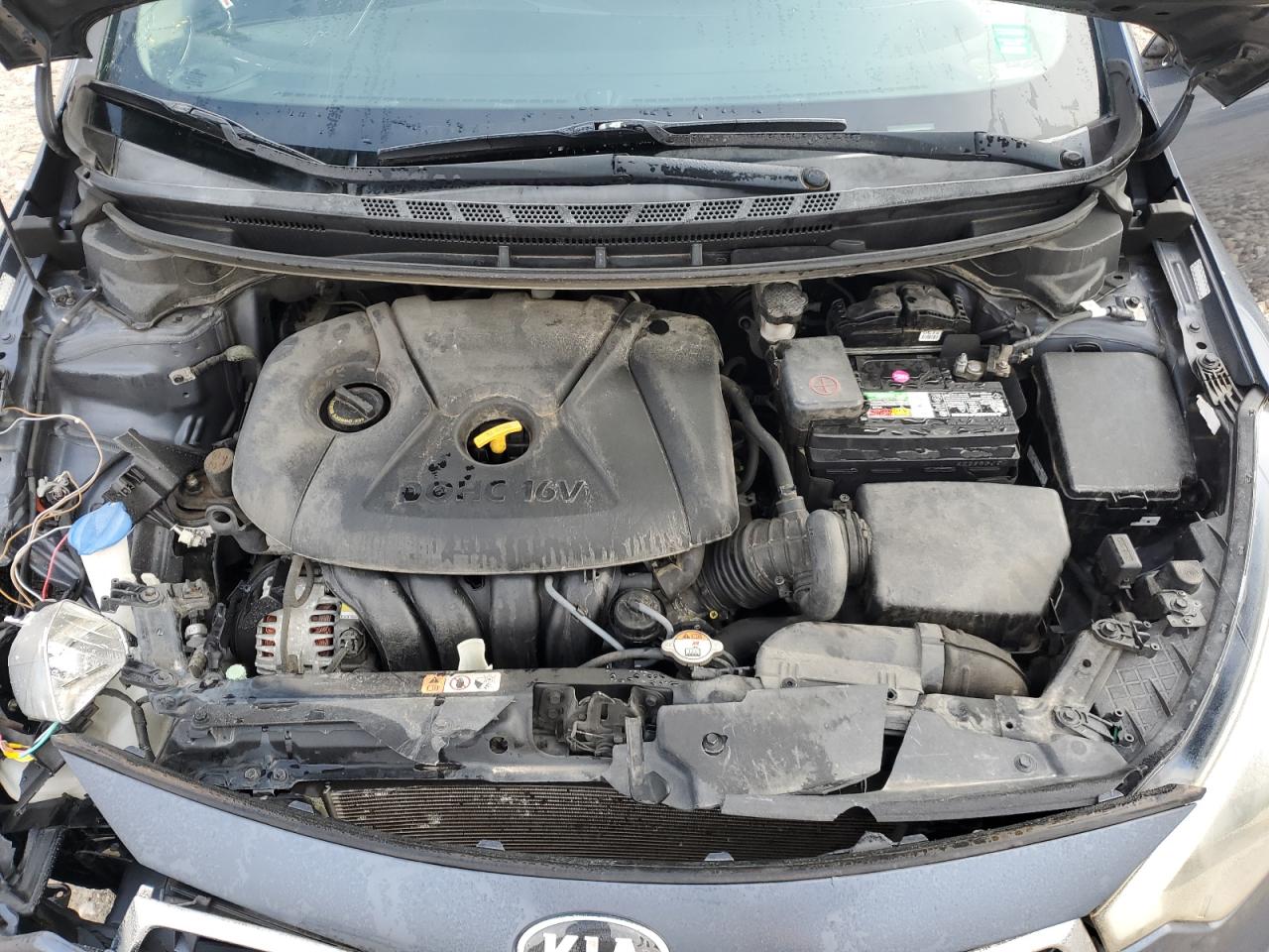 2016 KIA Forte VIN KNAFK4A64G5551945 Copart auction photo, front end damage thumbnail 11