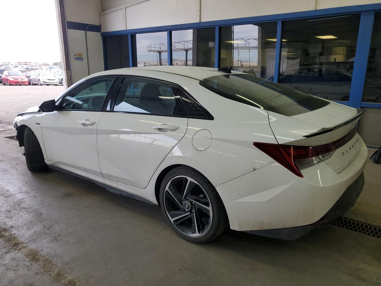 2023 Hyundai Elantra VIN KMHLR4AF8PU542426 Copart auction photo, front end damage thumbnail 2