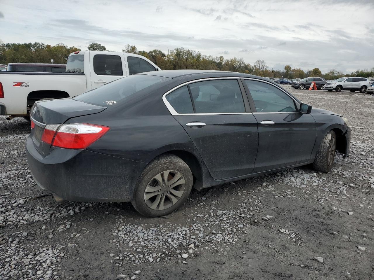 2014 Honda Accord VIN 1HGCR2F35EA047057 Copart auction photo, side damage thumbnail 3
