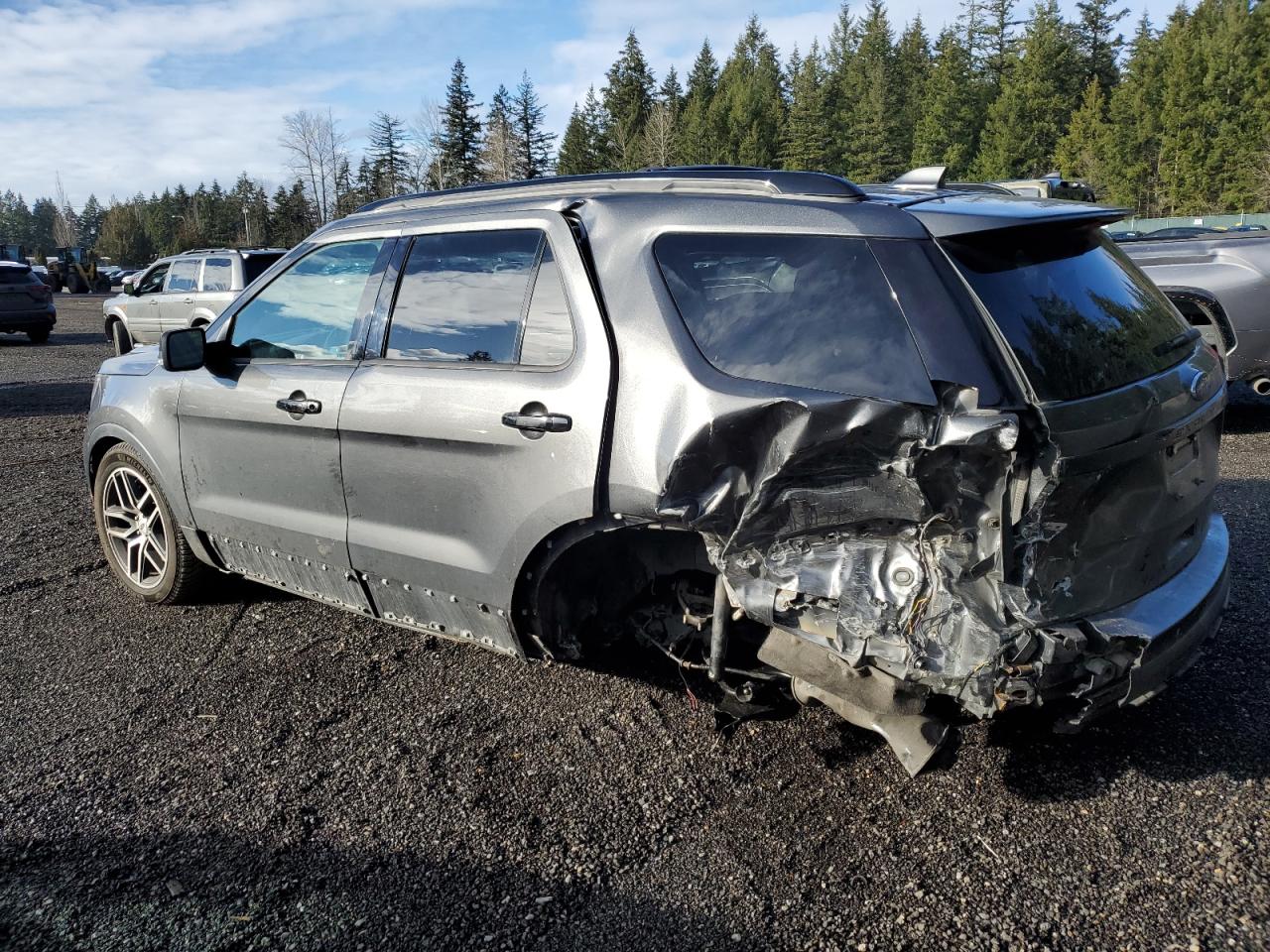 2016 Ford Explorer VIN 1FM5K8GT8GGD14698 Copart auction photo, all over / undercarriage damage thumbnail 2