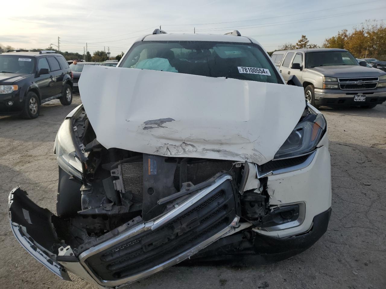 2015 GMC Acadia VIN 1GKKRPKD6FJ332569 Copart auction photo, front end / side damage thumbnail 5
