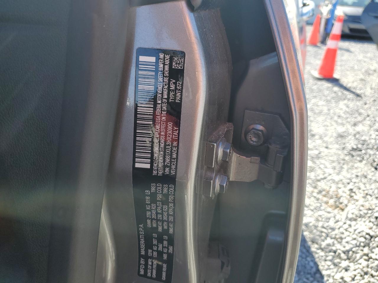 2017 Maserati Levante VIN ZN661XUL3HX230900 Copart auction photo, mechanical damage thumbnail 13