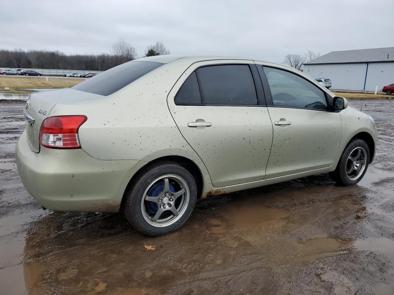 2007 Toyota Yaris VIN JTDBT923171089402 Copart auction photo, side damage thumbnail 3