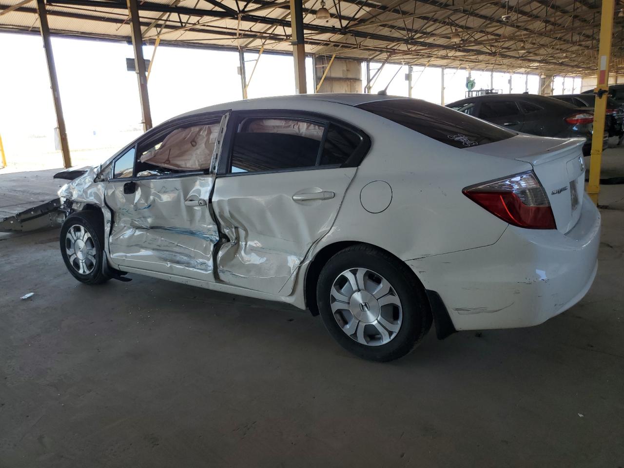 2012 Honda Civic VIN JHMFB4F20CS002469 Copart auction photo, front end / side damage thumbnail 2