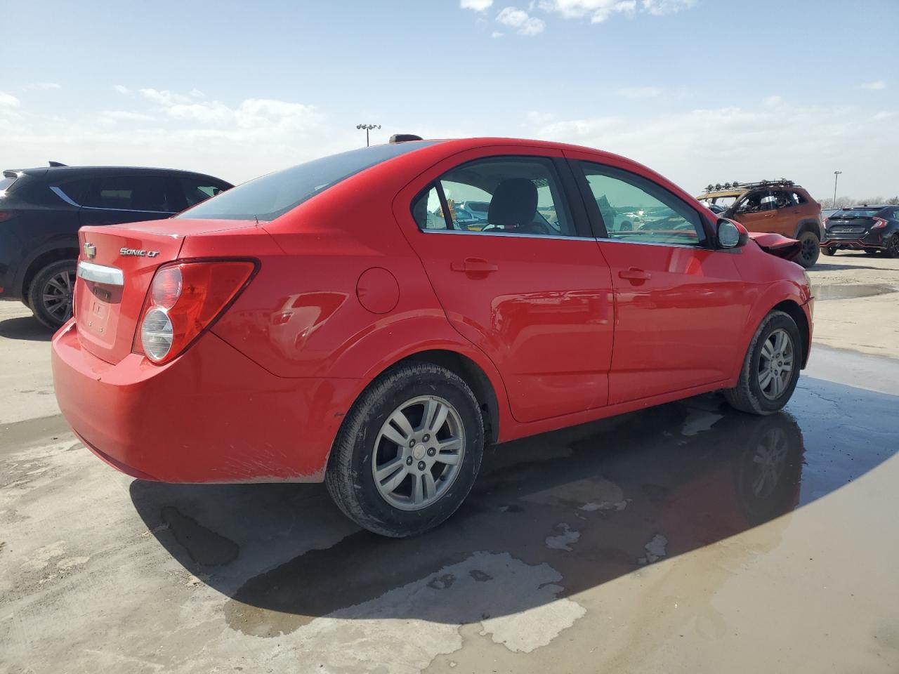 2015 Chevrolet Sonic VIN 1G1JC5SH3F4173856 Copart auction photo, front end damage thumbnail 3