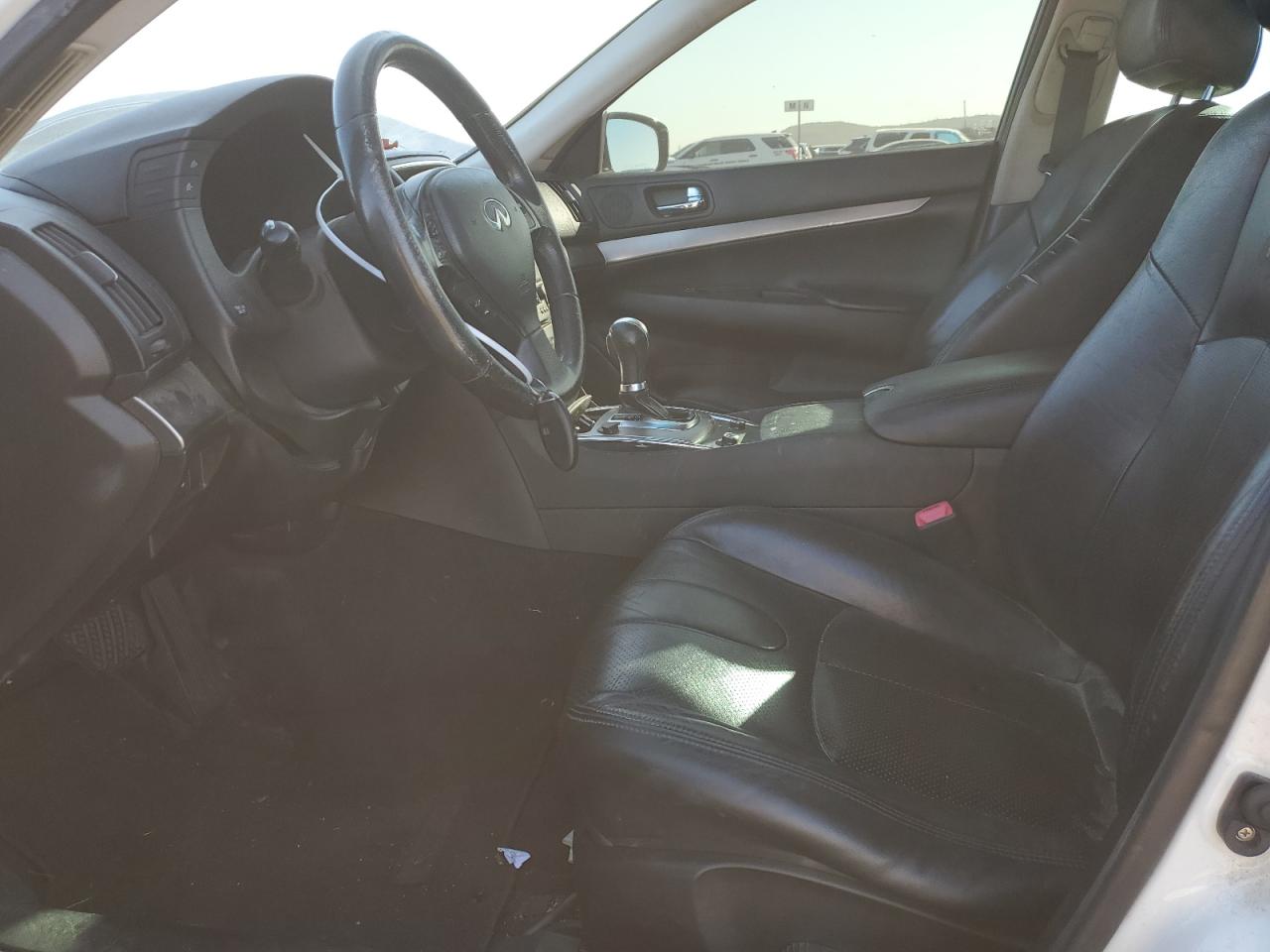 2011 Infiniti G VIN JN1DV6AP4BM830433 Copart auction photo, front end / rear end damage thumbnail 7