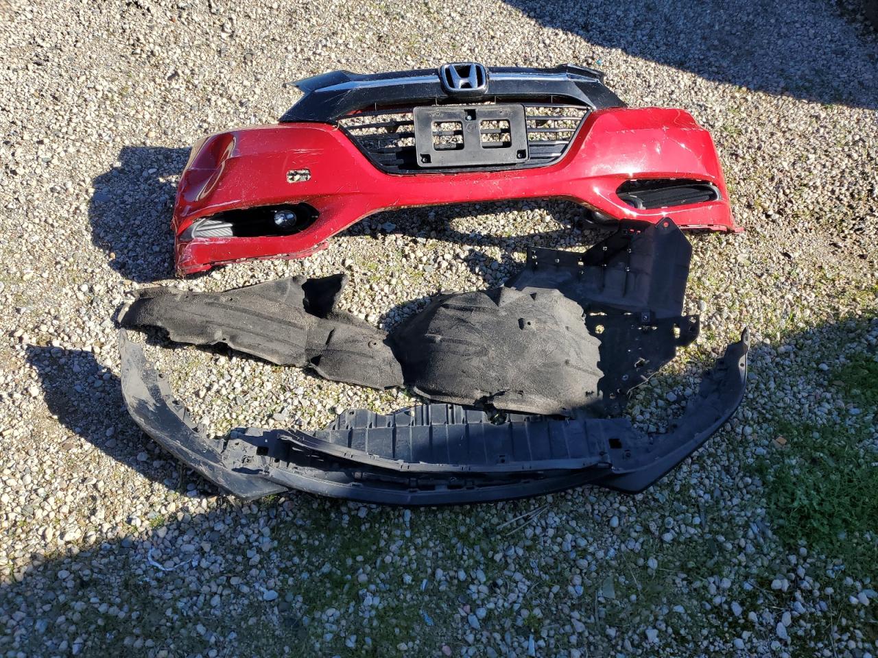 2018 Honda HR-V VIN 3CZRU6H57JM710990 Copart auction photo, front end / side damage thumbnail 12