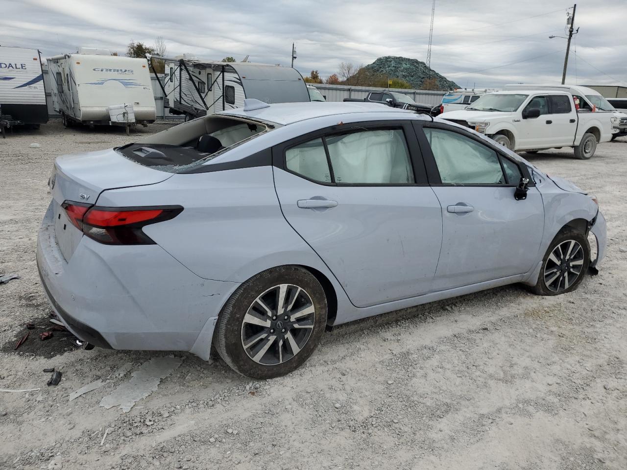 2024 Nissan Versa VIN 3N1CN8EVXRL915202 Copart auction photo, all over damage thumbnail 3