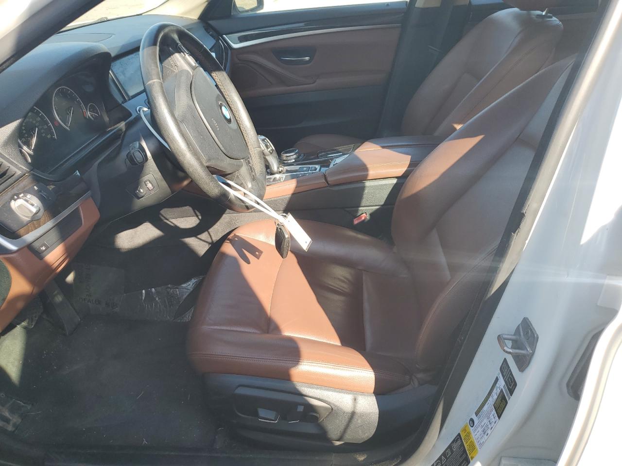 2014 BMW 5er VIN WBA5B3C59ED533504 Copart auction photo, front end damage thumbnail 7