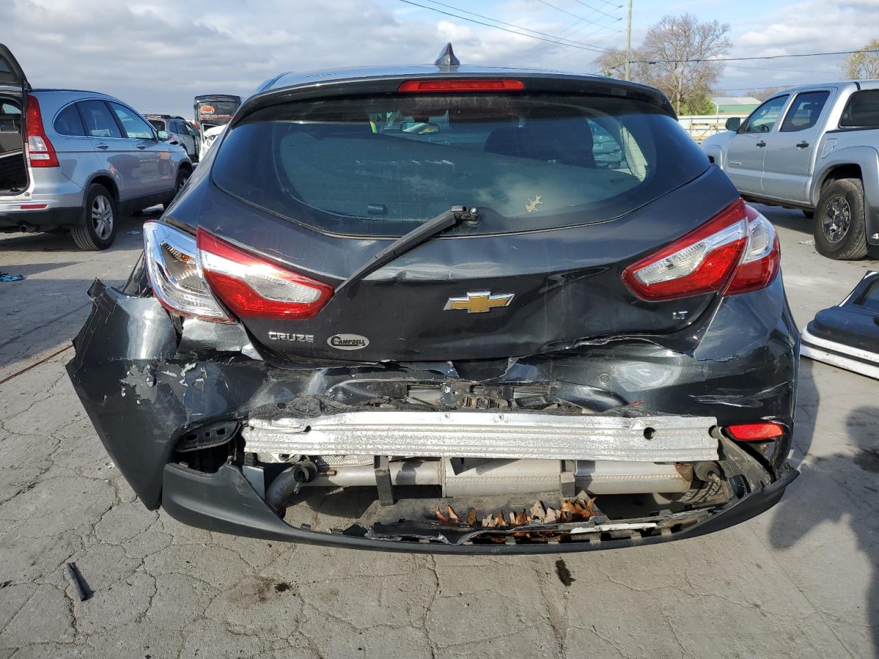 2017 Chevrolet Cruze VIN 3G1BE6SM9HS525892 Copart auction photo, rear end / minor dent/scratches damage thumbnail 6