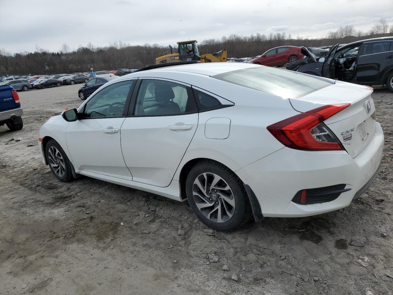 2016 Honda Civic VIN 2HGFC2F74GH567806 Copart auction photo, side / rear end damage thumbnail 2