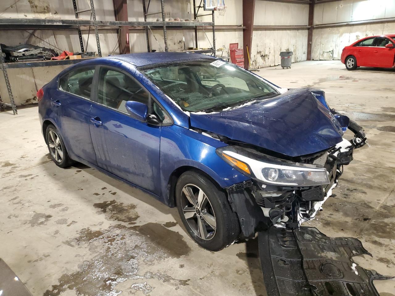 2018 KIA Forte VIN 3KPFL4A79JE249698 Copart auction photo, front end / undercarriage damage thumbnail 4