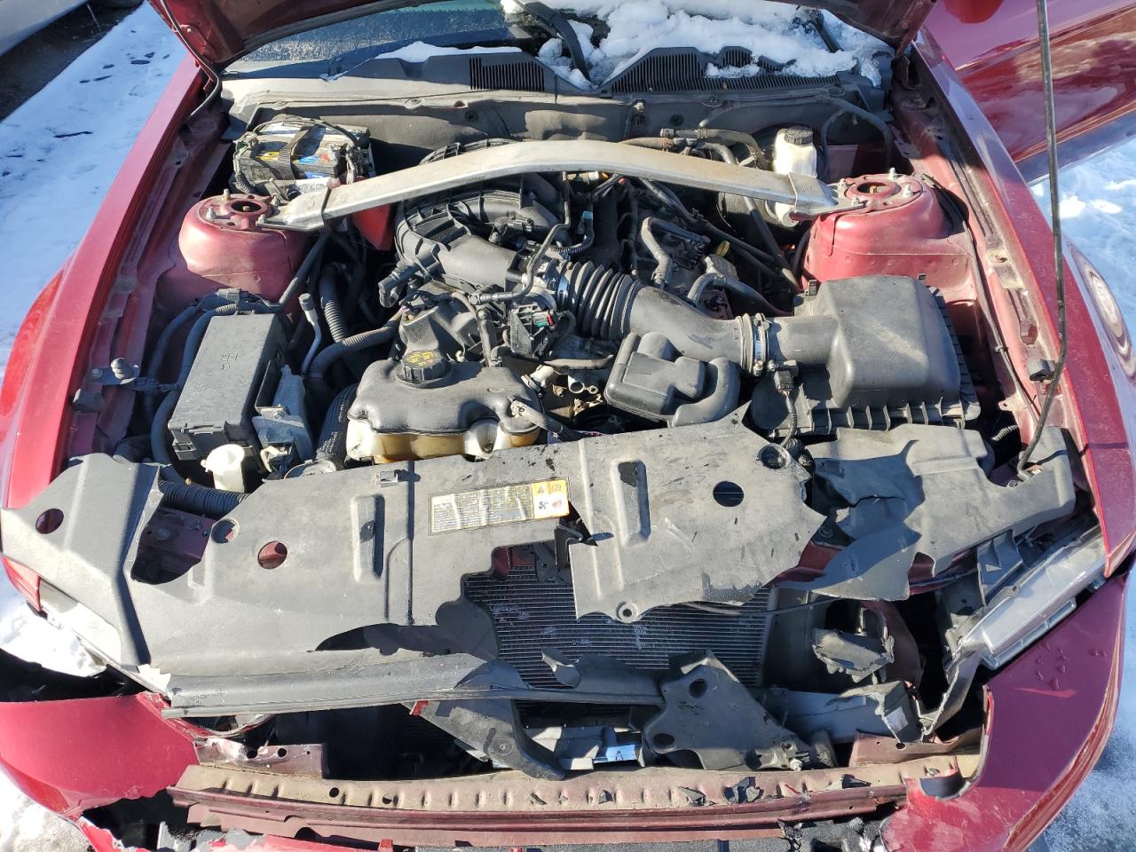 2014 Ford Mustang VIN 1ZVBP8EM0E5228439 Copart auction photo, front end / minor dent/scratches damage thumbnail 11
