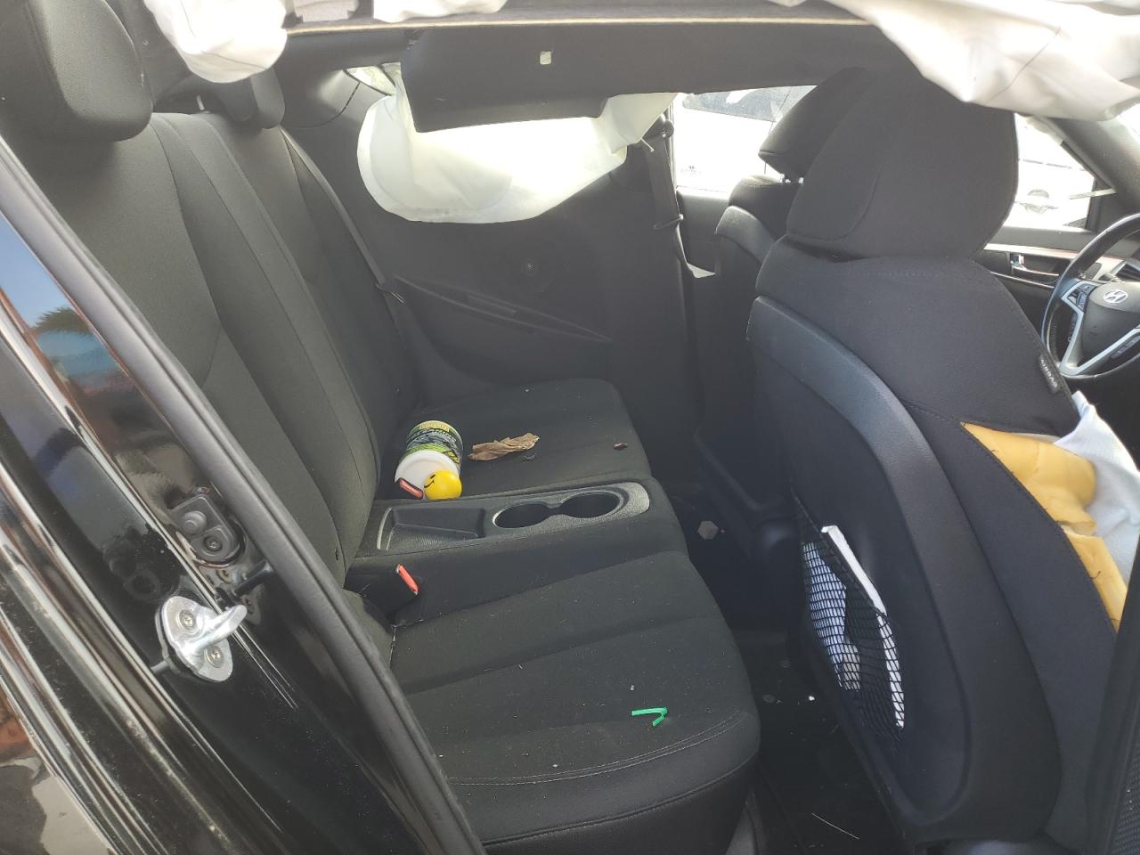 2017 Hyundai Veloster VIN KMHTC6AD2HU323166 Copart auction photo, all over damage thumbnail 10