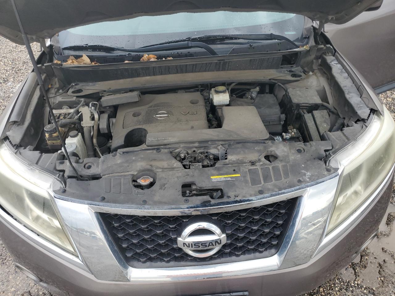2014 Nissan Pathfinder VIN 5N1AR2MN6EC639416 Copart auction photo, rear end / front end damage thumbnail 11