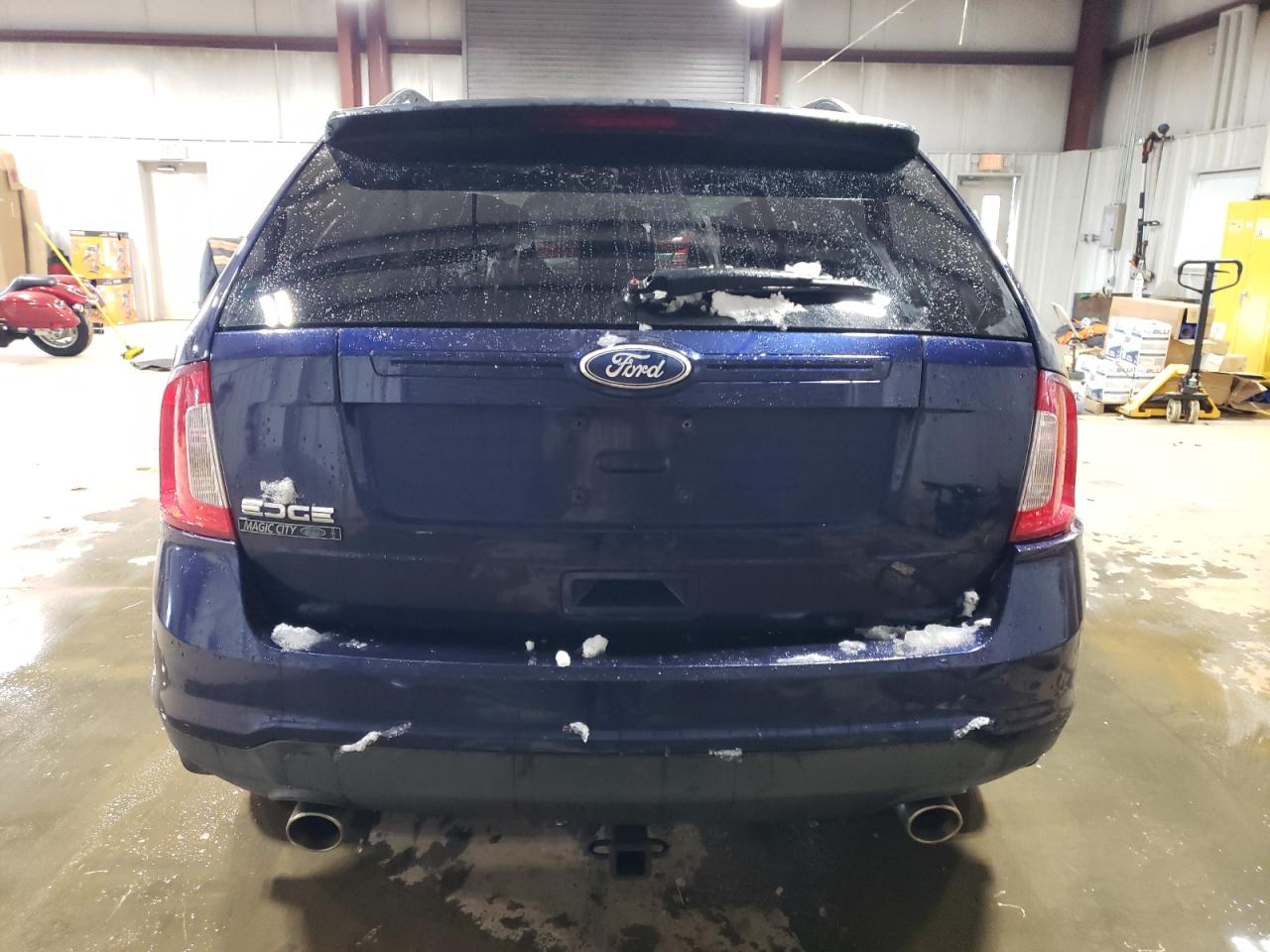 2011 Ford Edge VIN 2FMDK3GC9BBA30401 Copart auction photo, burn - engine / rear end damage thumbnail 6
