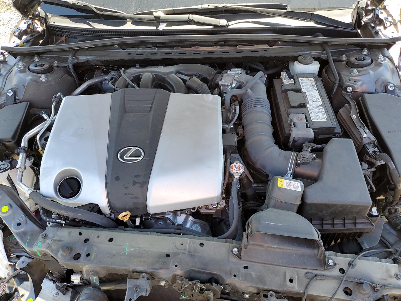 2022 Lexus ES VIN 58ACZ1B11NU136656 Copart auction photo, front end damage thumbnail 11