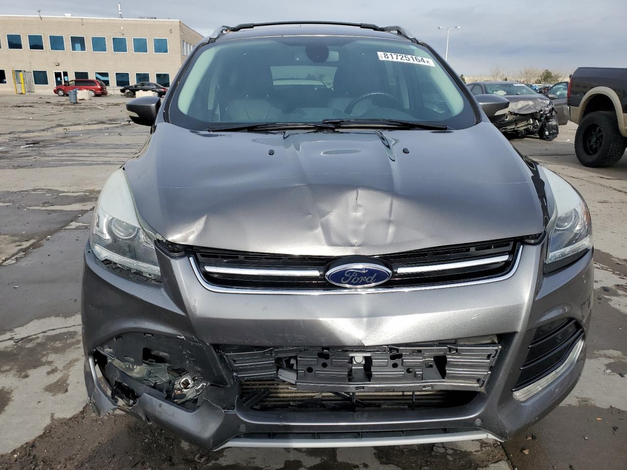 2013 Ford Escape VIN 1FMCU9J94DUD69487 Copart auction photo, rear end / front end damage thumbnail 5