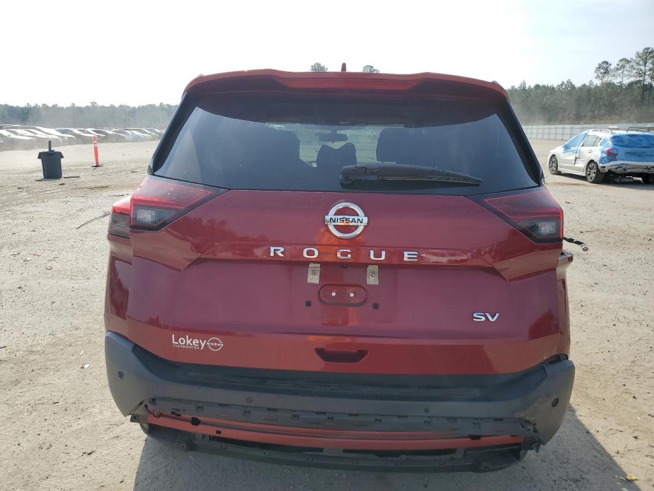 2021 Nissan Rogue VIN 5N1AT3BA2MC756397 Copart auction photo, rear end damage thumbnail 6