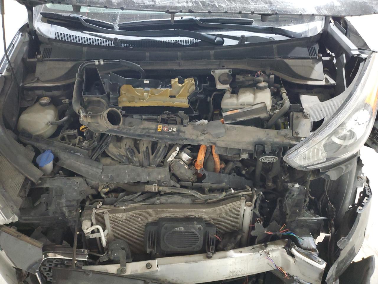 2017 KIA Niro VIN KNDCE3LC0H5044617 Copart auction photo, front end / minor dent/scratches damage thumbnail 14