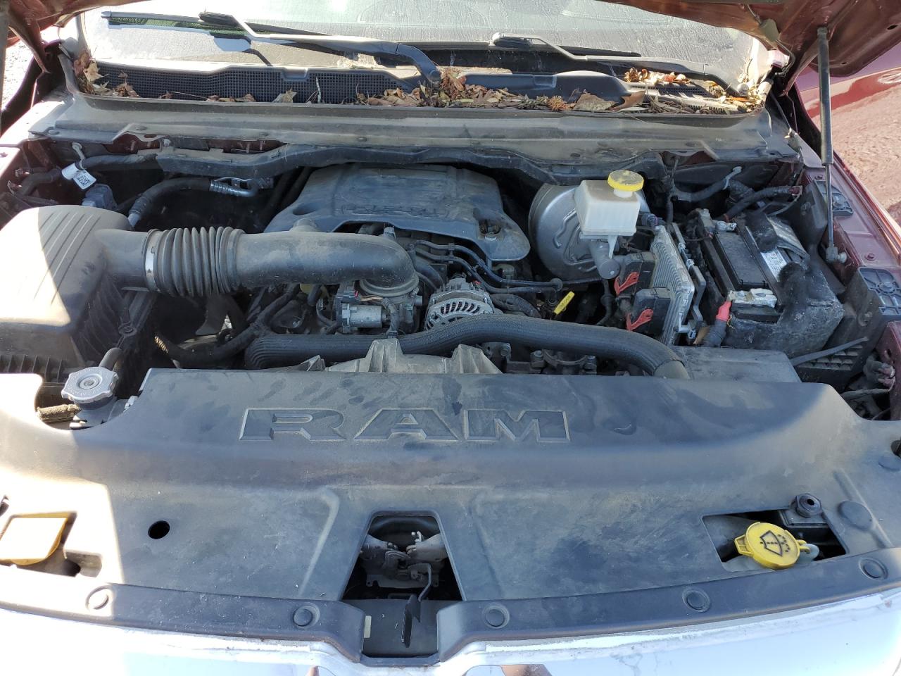 2019 RAM 1500 VIN 1C6SRFJT1KN549956 Copart auction photo, all over damage thumbnail 11