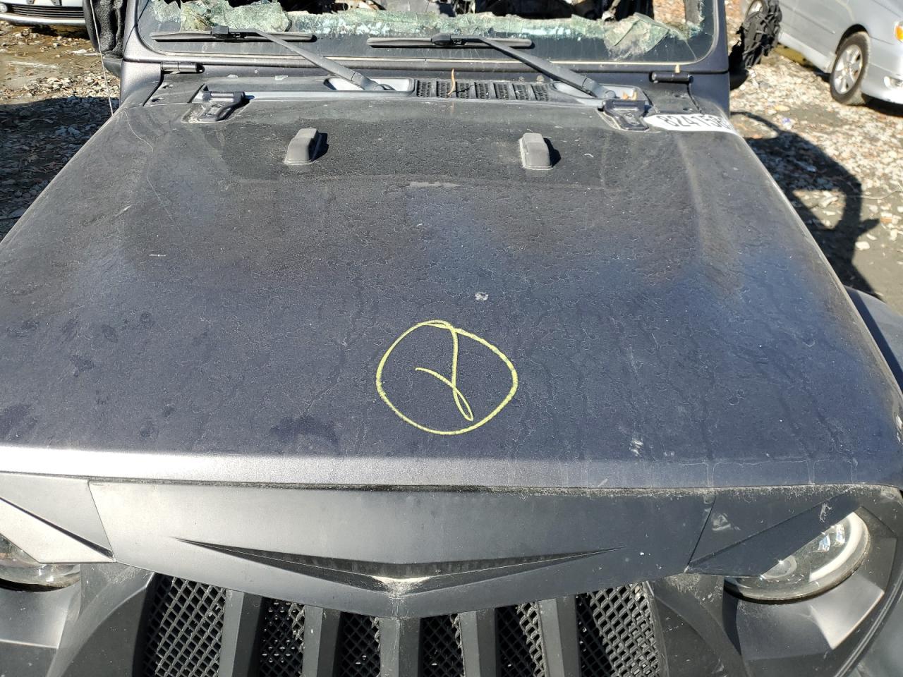 2018 Jeep Wrangler VIN 1C4HJXDG5JW112436 Copart auction photo, burn damage thumbnail 12