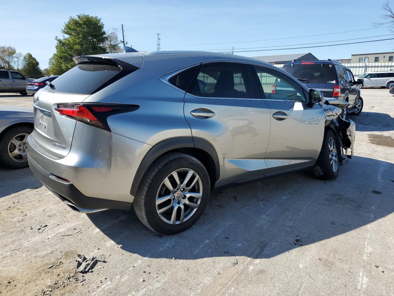 2016 Lexus NX VIN JTJBARBZ0G2049877 Copart auction photo, front end damage thumbnail 3