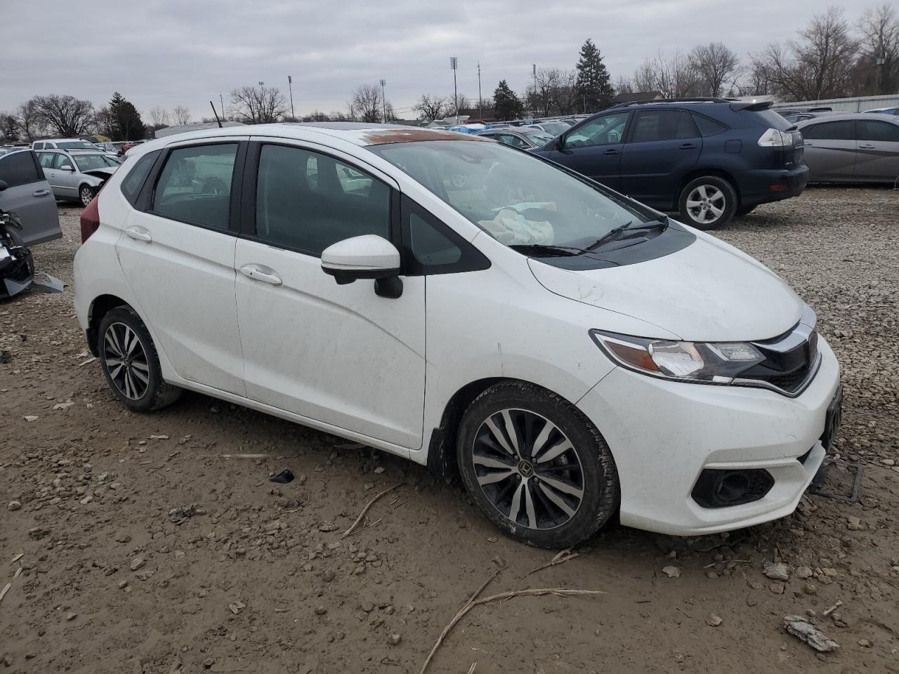 2018 Honda Fit VIN 3HGGK5H83JM714947 Copart auction photo, front end / minor dent/scratches damage thumbnail 4