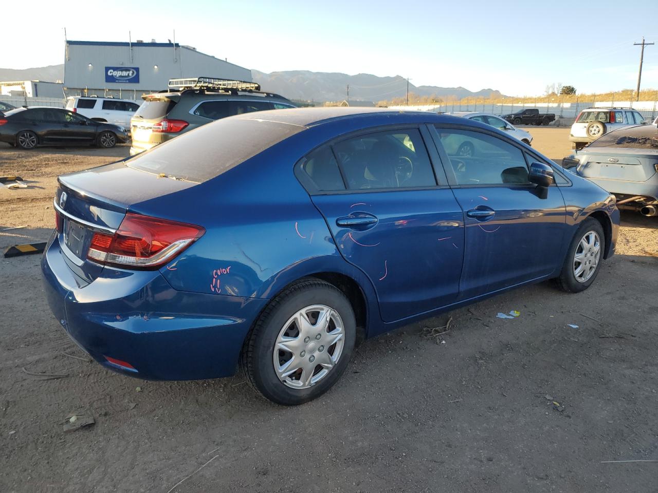 2014 Honda Civic VIN 19XFB2F55EE008371 Copart auction photo, front end damage thumbnail 3