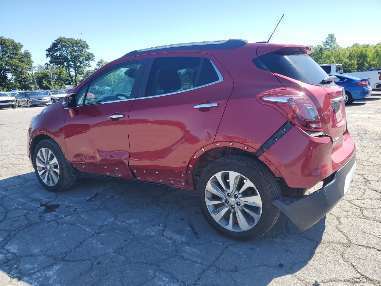 2017 Buick Encore VIN KL4CJASB1HB139756 Copart auction photo, front end damage thumbnail 2