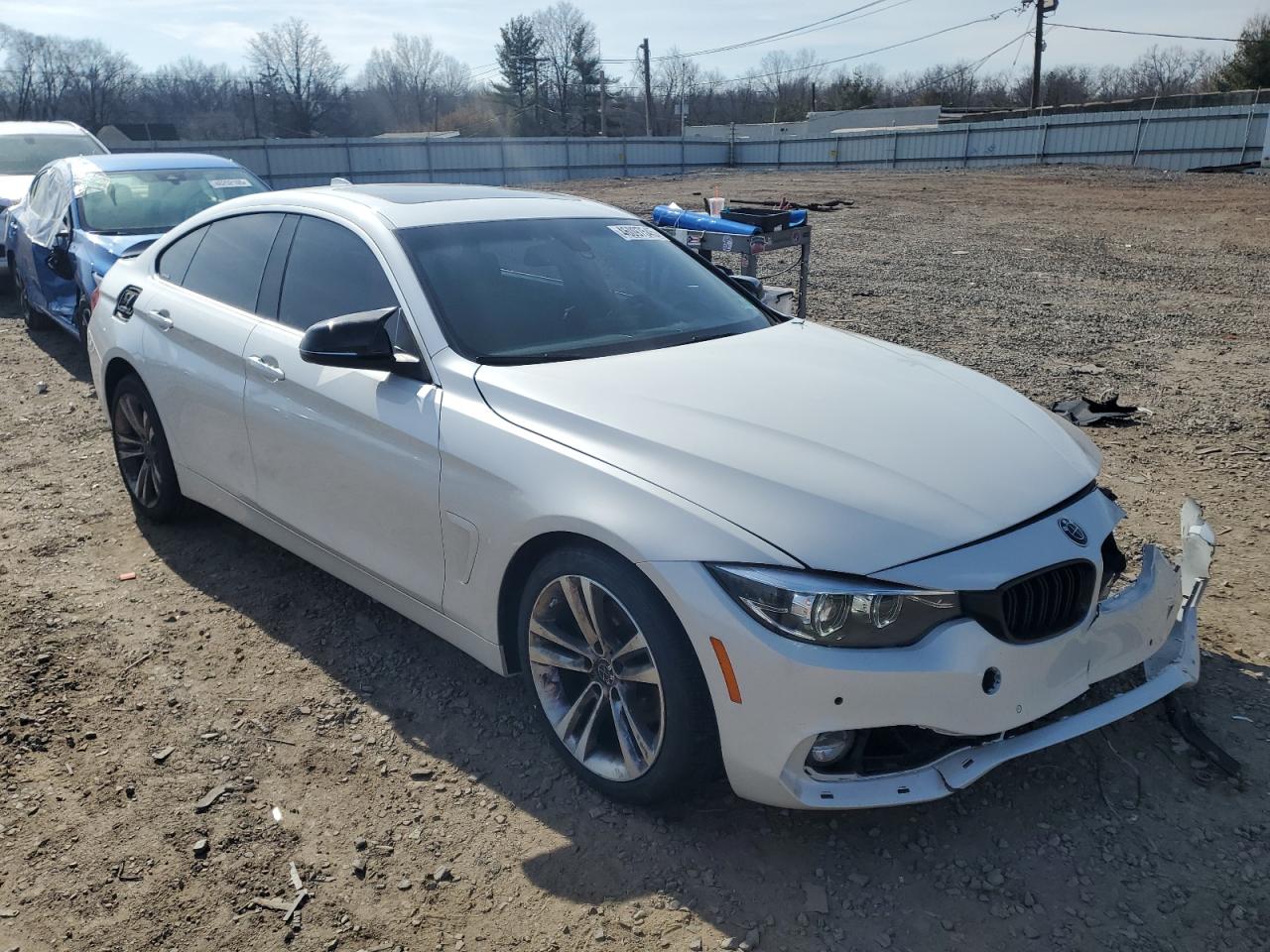 2018 BMW 4er VIN WBA4J3C53JBG91909 Copart auction photo, front end damage thumbnail 4