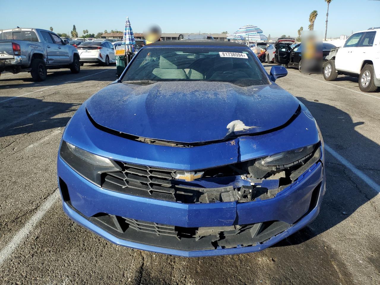 2020 Chevrolet Camaro VIN 1G1FB3DS4L0113724 Copart auction photo, all over damage thumbnail 5