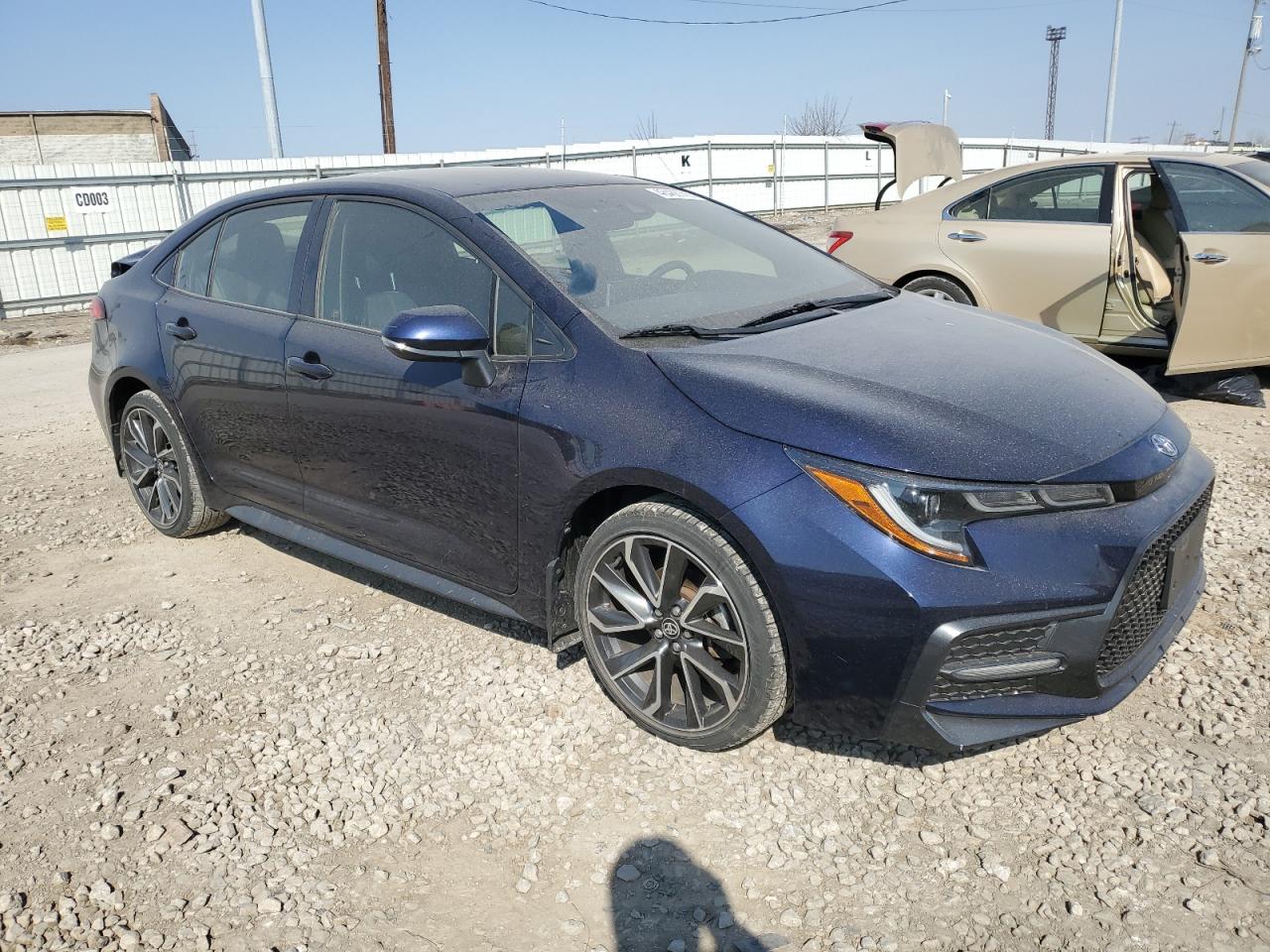 2020 Toyota Corolla VIN JTDS4RCE4LJ005242 Copart auction photo, rear end damage thumbnail 4