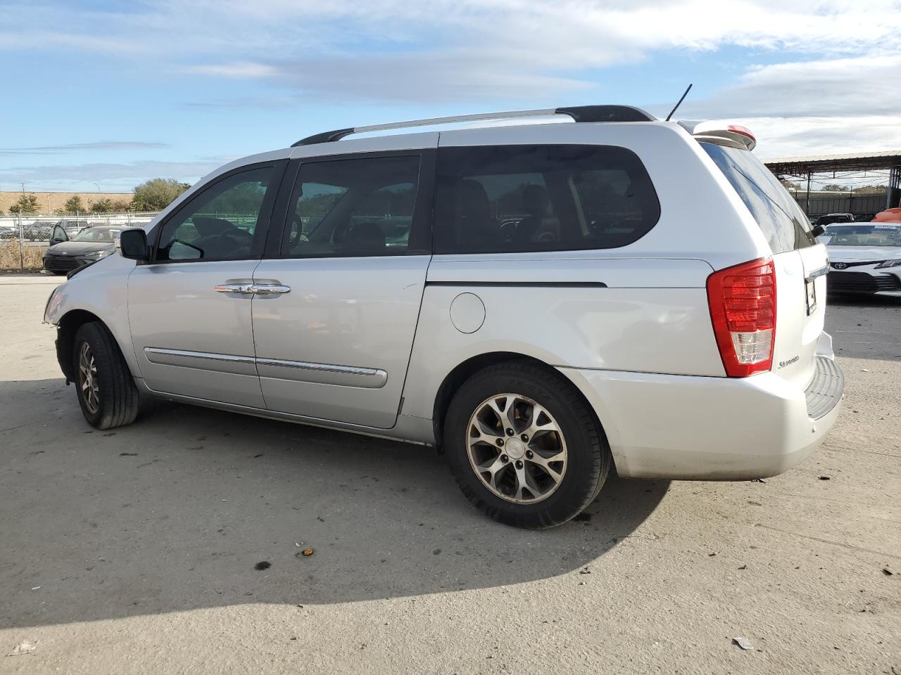 2014 KIA Sedona VIN KNDMH4C73E6535676 Copart auction photo, front end / rear end damage thumbnail 2