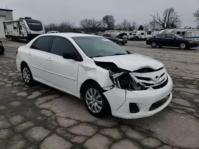 2012 Toyota Corolla VIN 2T1BU4EE3CC791692 Copart auction photo, front end / hail damage thumbnail 13