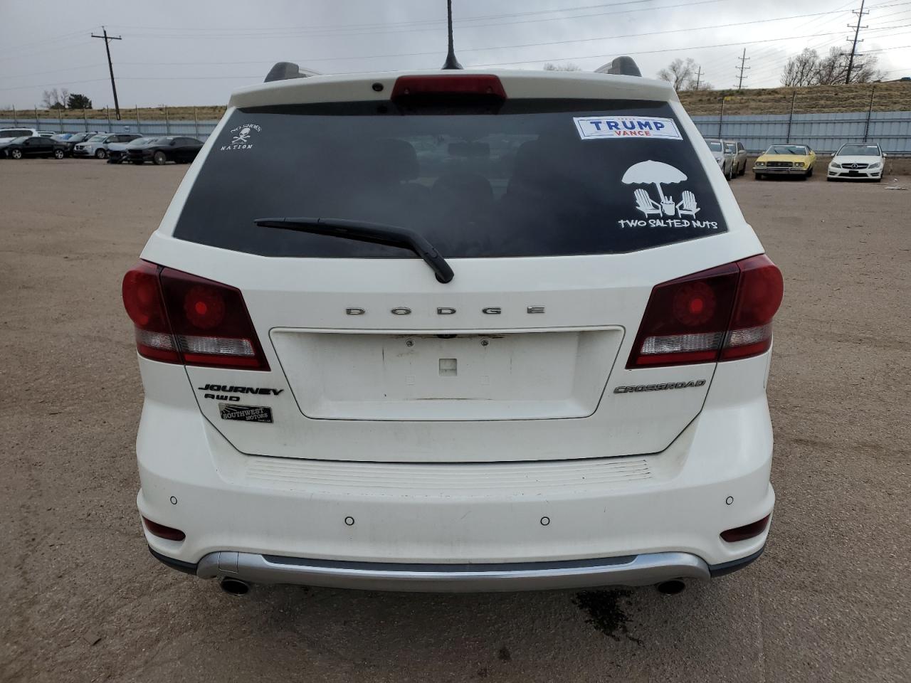 2017 Dodge Journey VIN 3C4PDDGG5HT600279 Copart auction photo, front end damage thumbnail 6