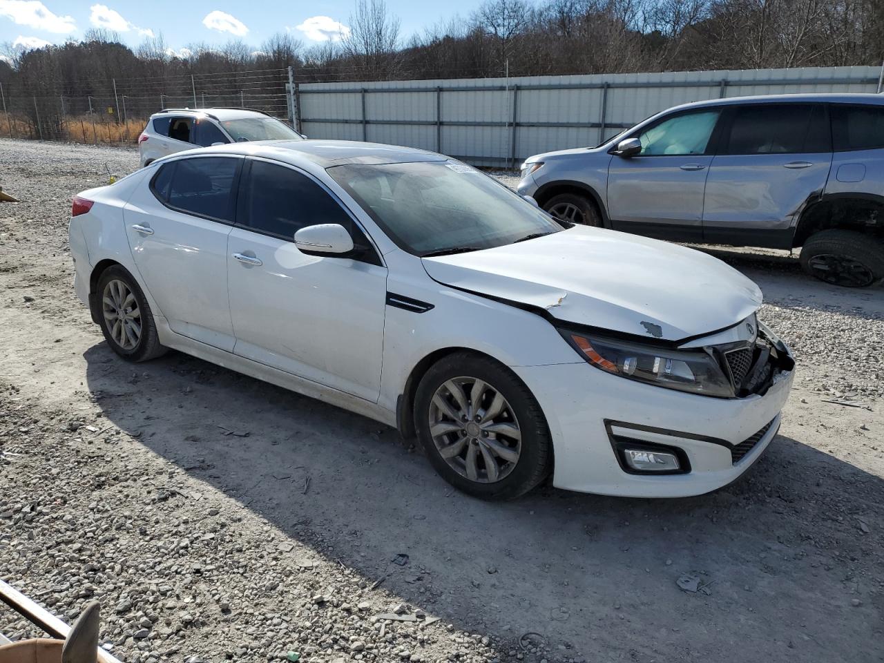 2015 KIA Optima VIN 5XXGN4A75FG382231 Copart auction photo, front end damage thumbnail 4