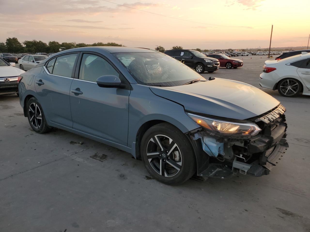 2024 Nissan Sentra VIN 3N1AB8CV1RY225702 Copart auction photo, all over damage thumbnail 4