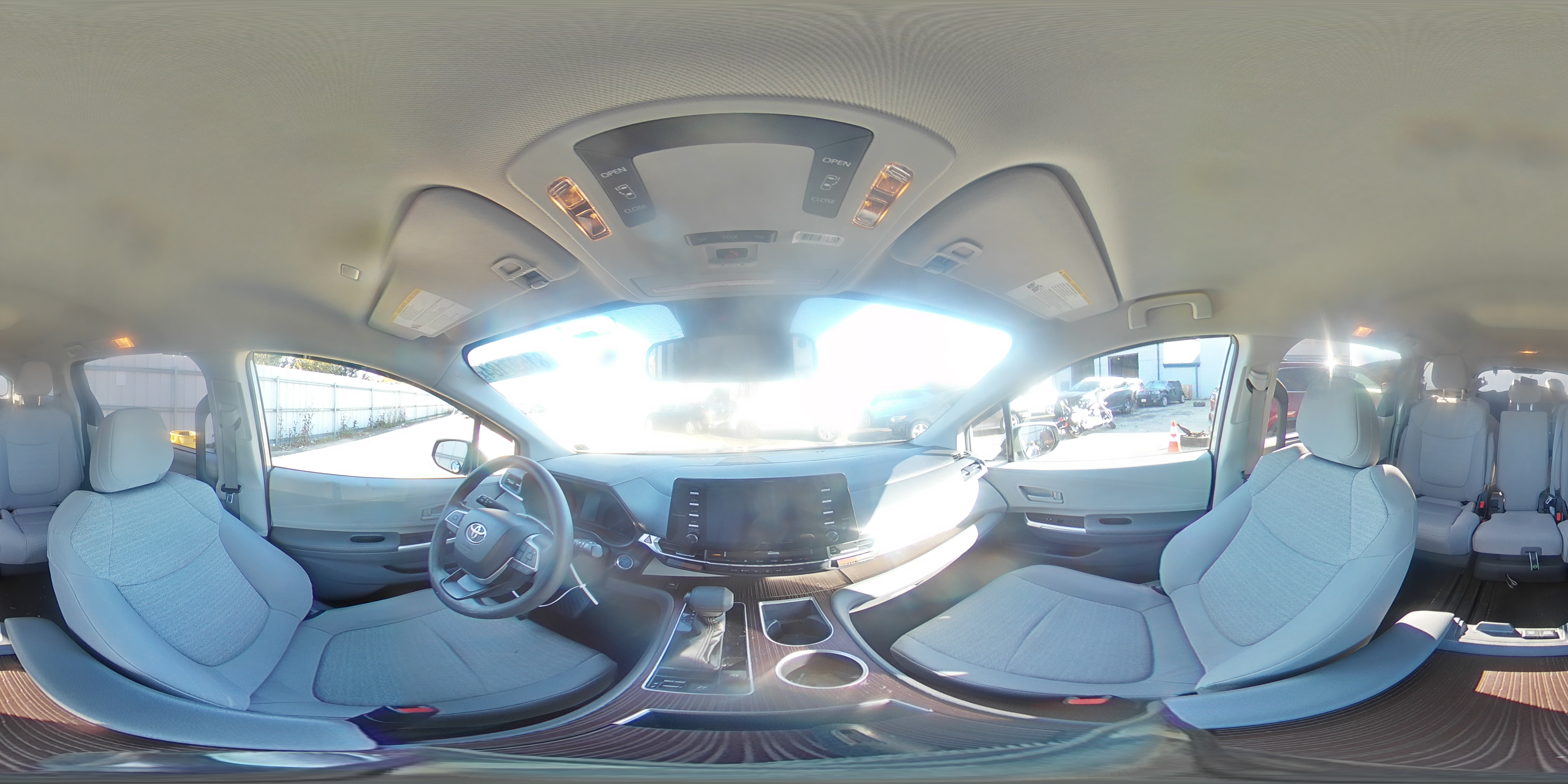 2021 Toyota Sienna VIN 5TDKRKEC5MS031518 Copart auction photo, rear end / minor dent/scratches damage thumbnail 13