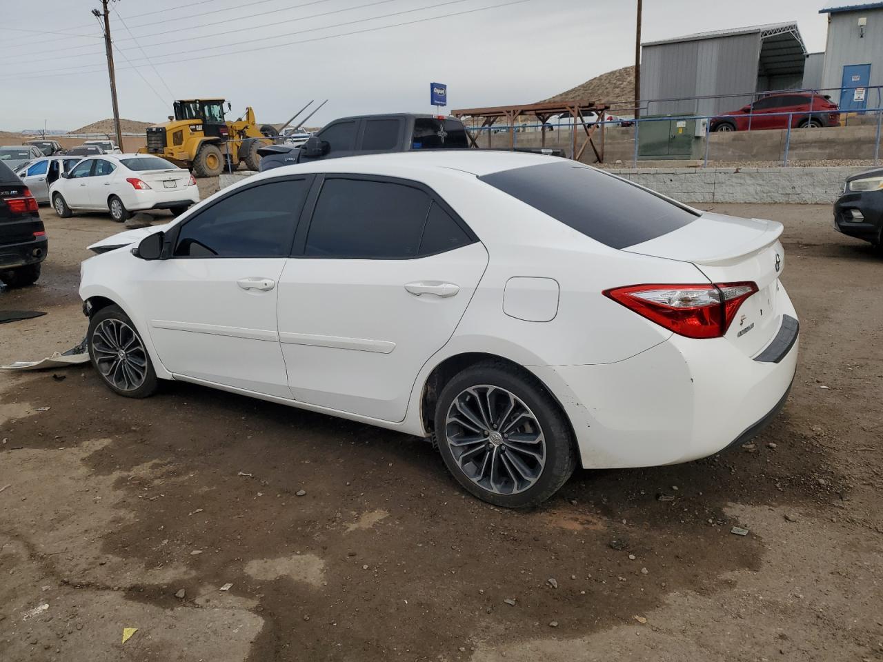 2016 Toyota Corolla VIN 2T1BURHE7GC593485 Copart auction photo, front end / side damage thumbnail 2