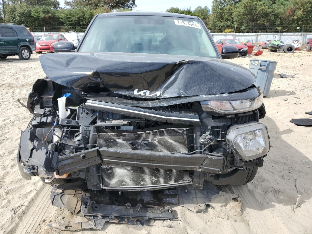2022 KIA Soul VIN KNDJ23AU3N7178615 Copart auction photo, front end damage thumbnail 5